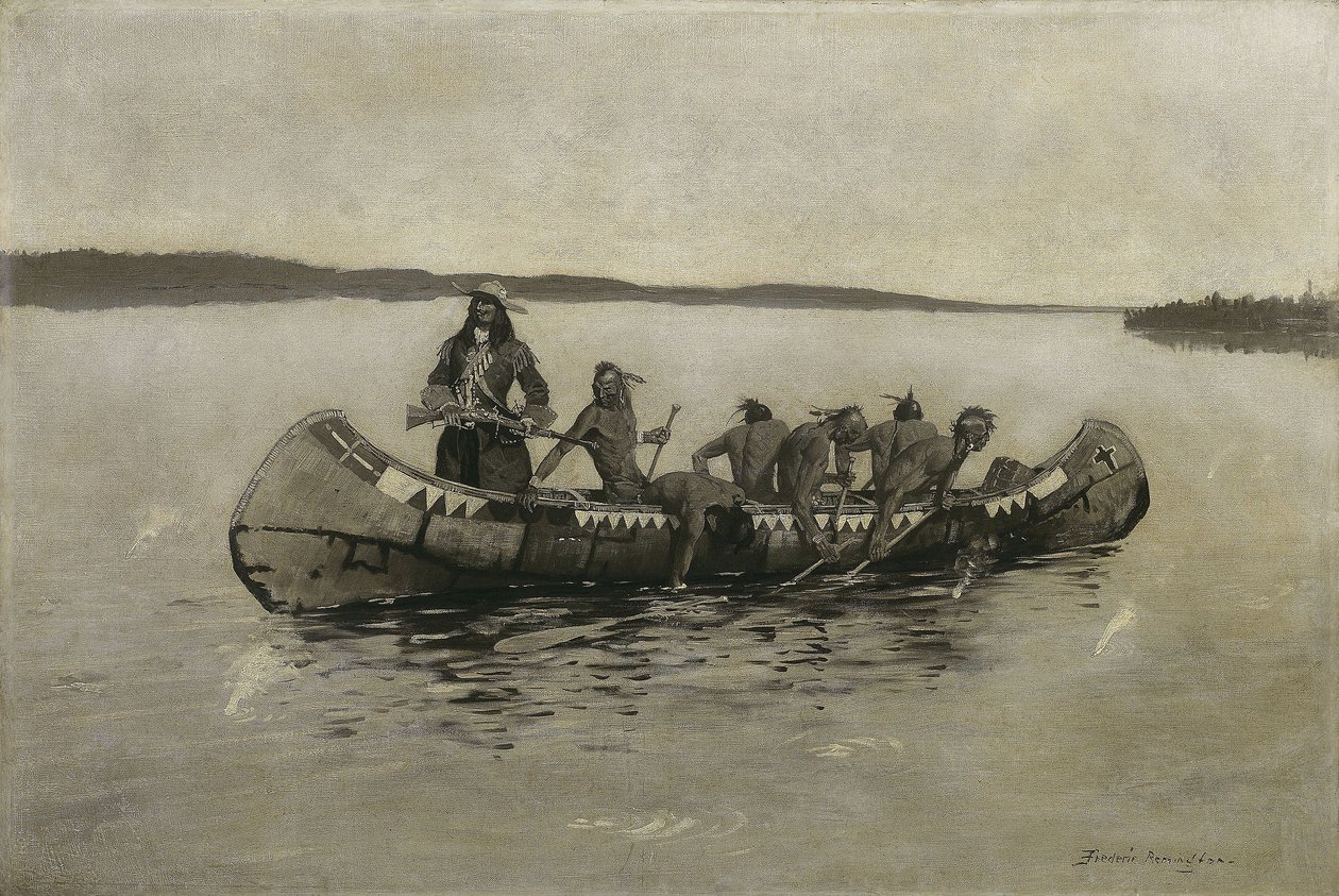Dit was een fatale inscheping door Frederic Remington