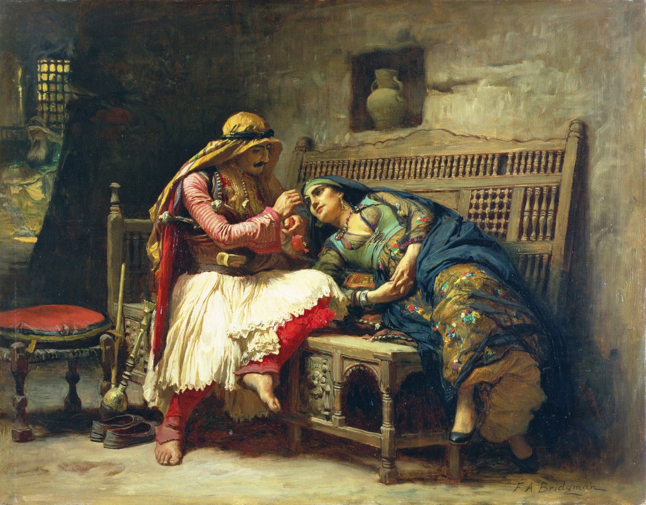 Make-up door Frederick Arthur Bridgman
