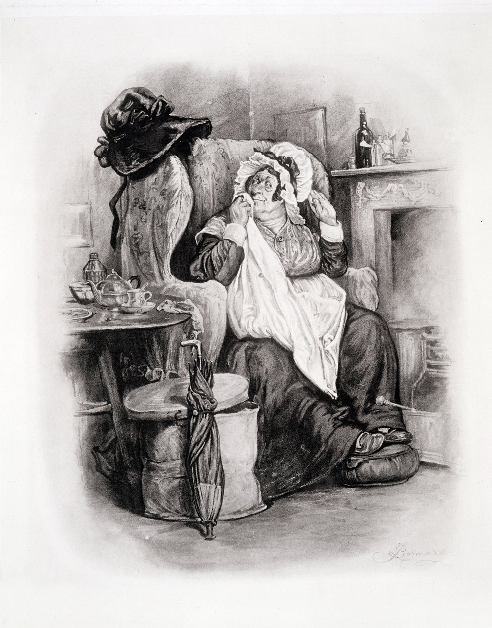Mevrouw Gamp, uit 