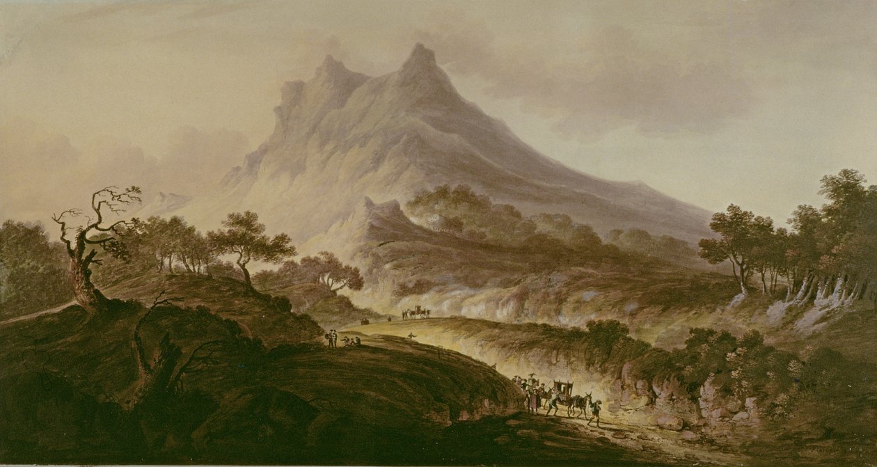 Etna, Sicilië door Frederick Calvert