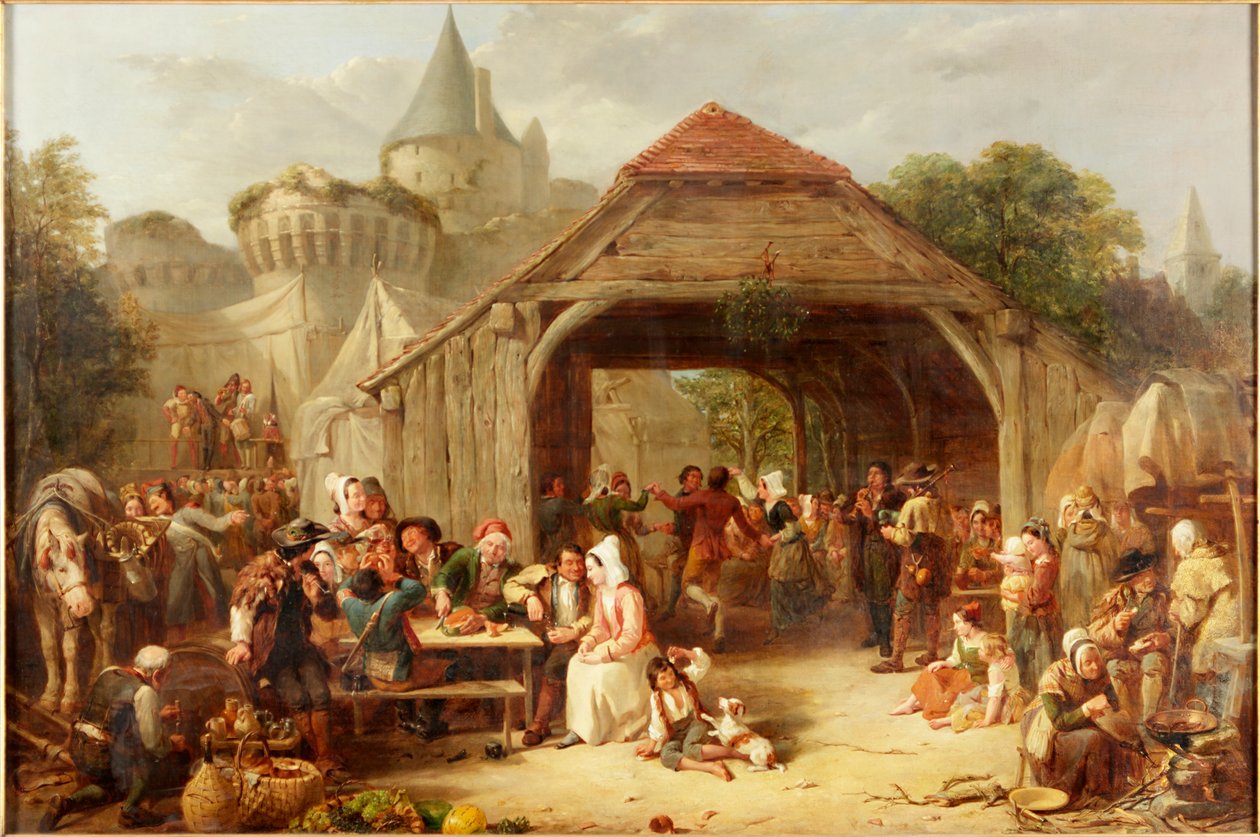 Feestvreugde, 1841 door Frederick Goodall
