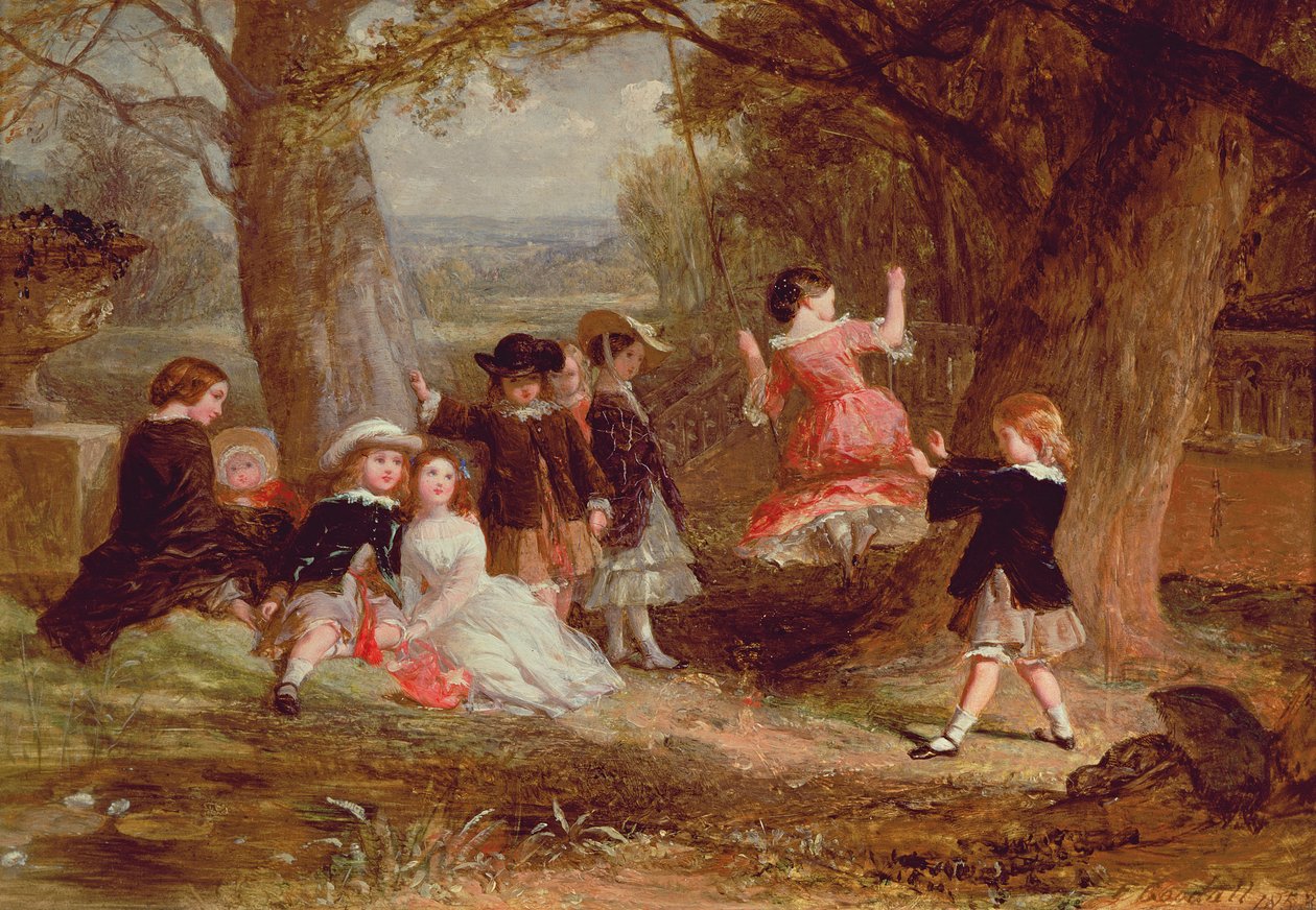 De Schommel, 1853 door Frederick Goodall