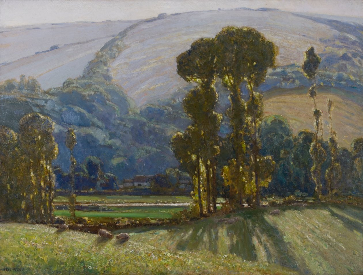 In de Vallei, Vale of Lanherne, Cornwall door Frederick Milner