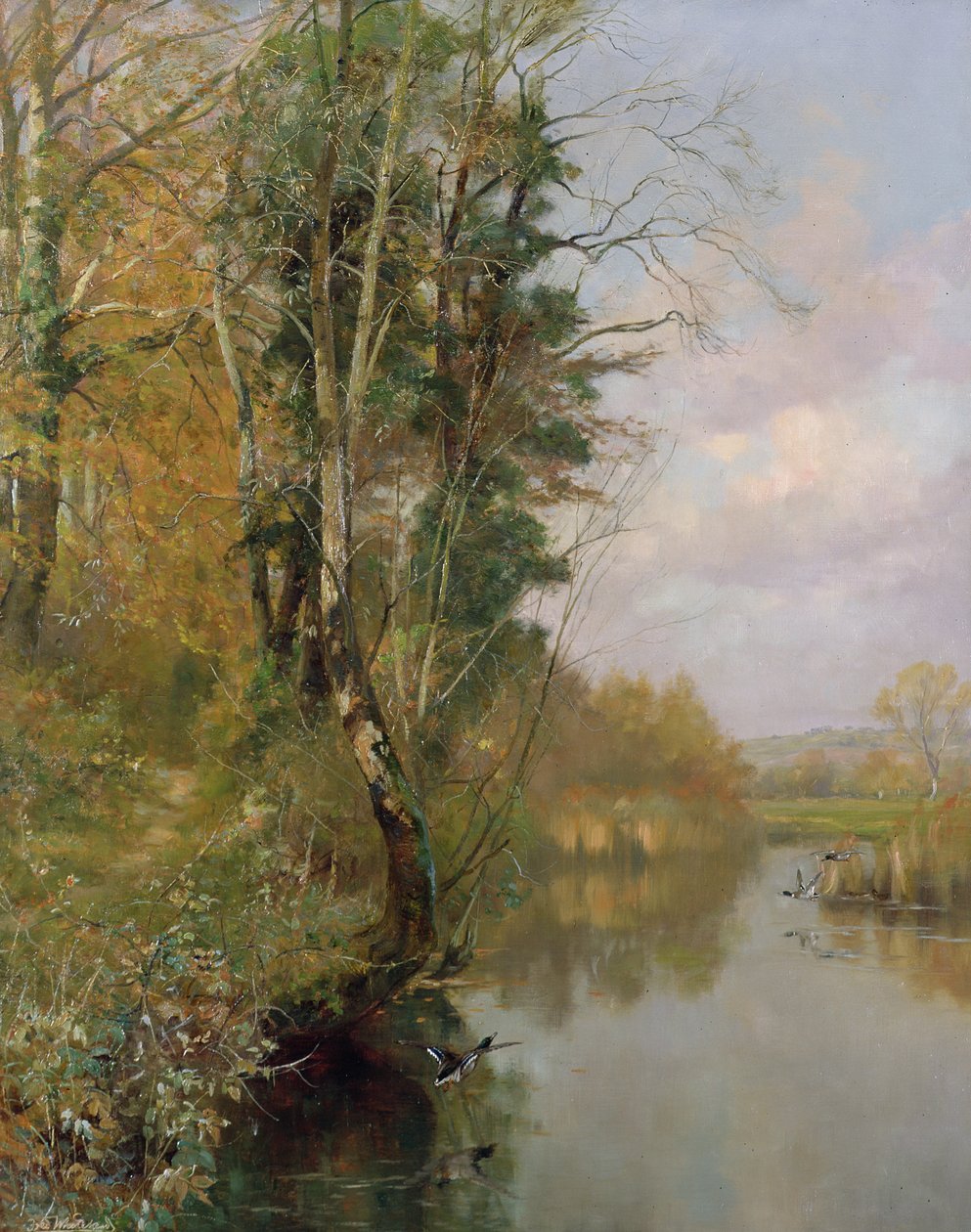 De Rivier Frome, Morton bij Dorchester, 1901 door Frederick William Newton Whitehead