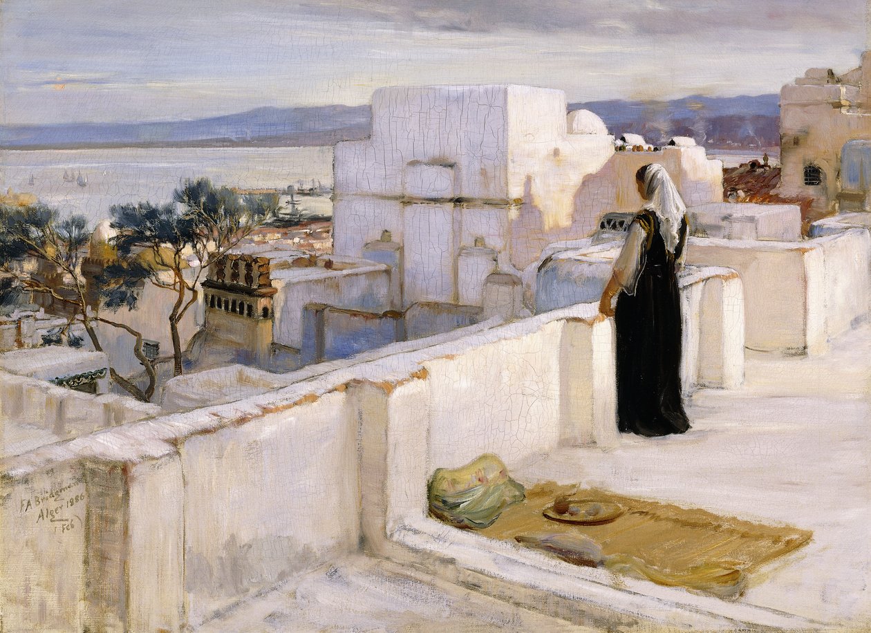 Algiers, 1886 door Frederick Arthur Bridgman