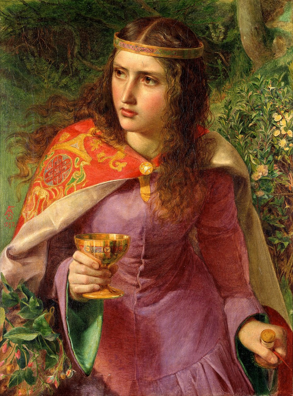 Koningin Eleanor, 1858 door Frederick Augustus Sandys