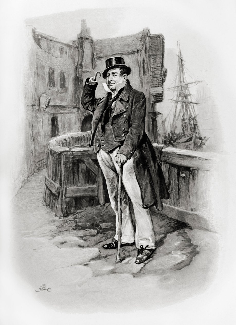 Dombey door Charles Dickens door Frederick Barnard