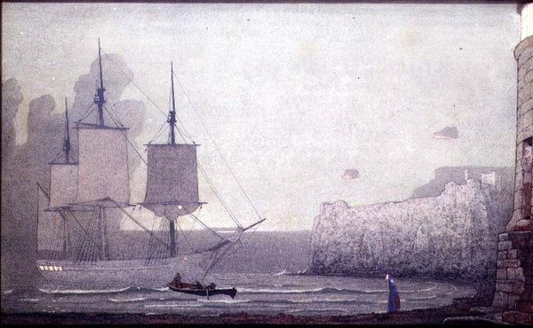 Het Afscheid door Frederick Cayley Robinson