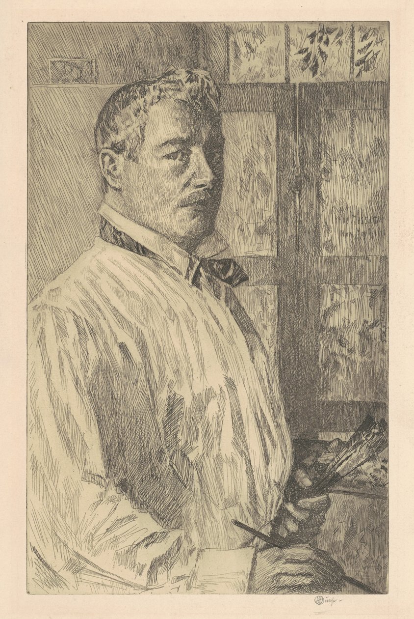 Zelfportret door Frederick Childe Hassam