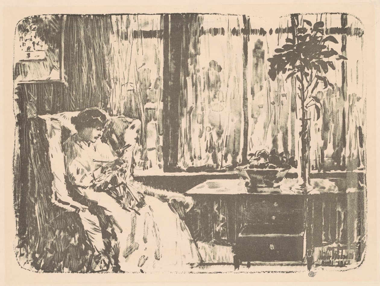 Het Brede Gordijn, 1918 door Frederick Childe Hassam