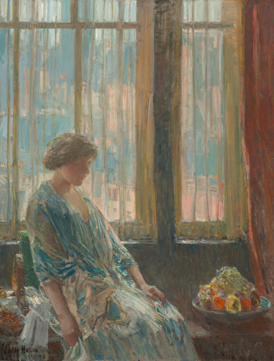 Het New York-raam, 1912 door Frederick Childe Hassam
