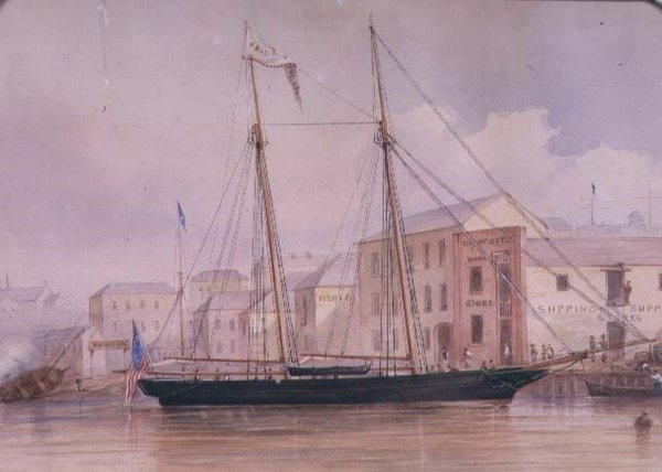 Circular Quay, ca. 1855 door Frederick Garling