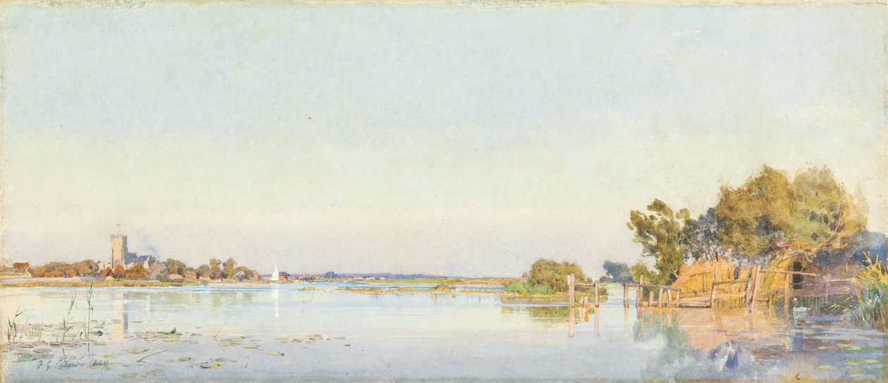 Christ Church Veerboot door Frederick George Cotman
