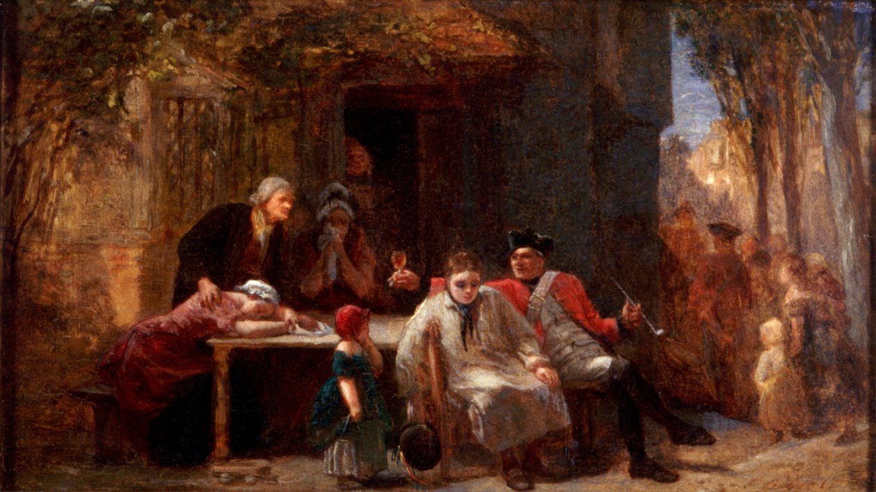 Dienstplicht, 1851 door Frederick Goodall