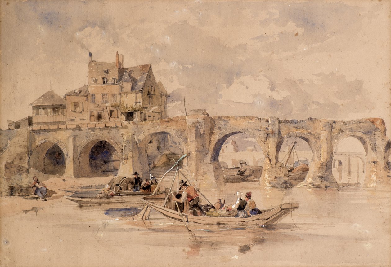 Oude Brug door Frederick Goodall