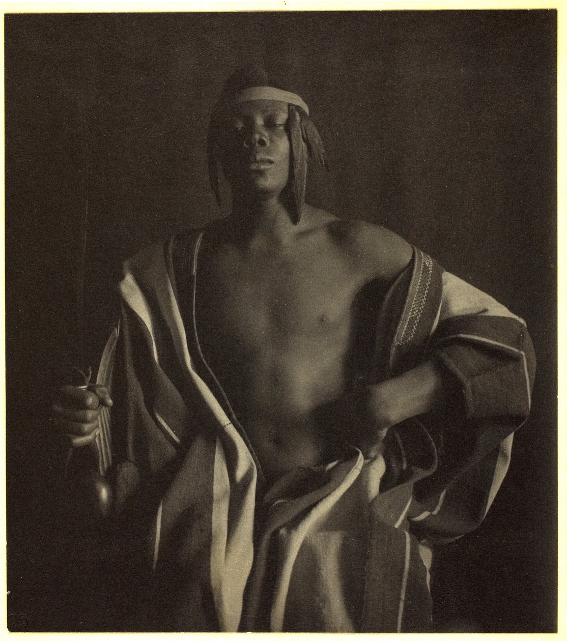 Een Ethiopische hoofdman, 1897, gedrukt ca. 1902 door Frederick Holland Day