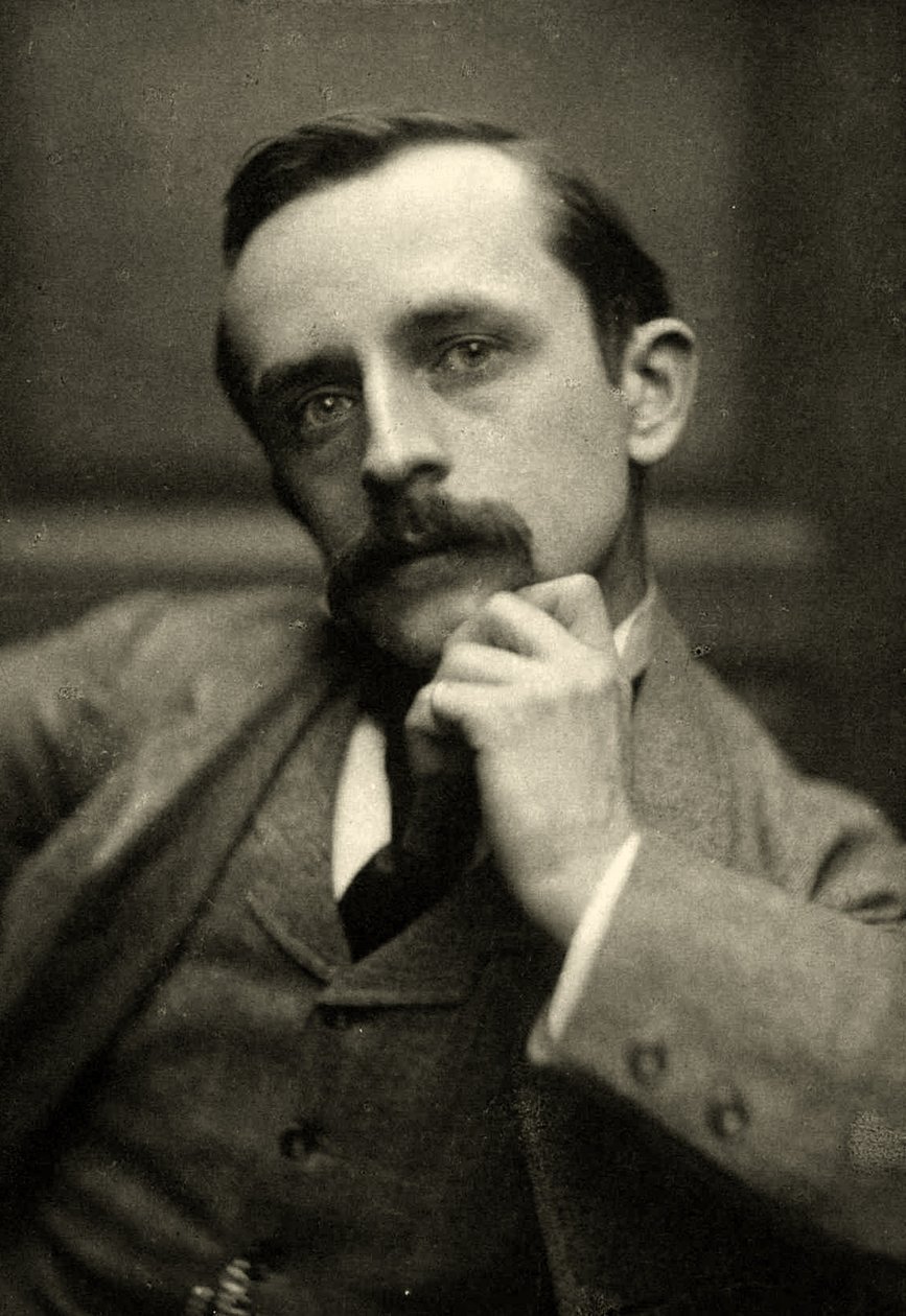 Portret van J.M. Barrie, 1892 door Frederick Hollyer