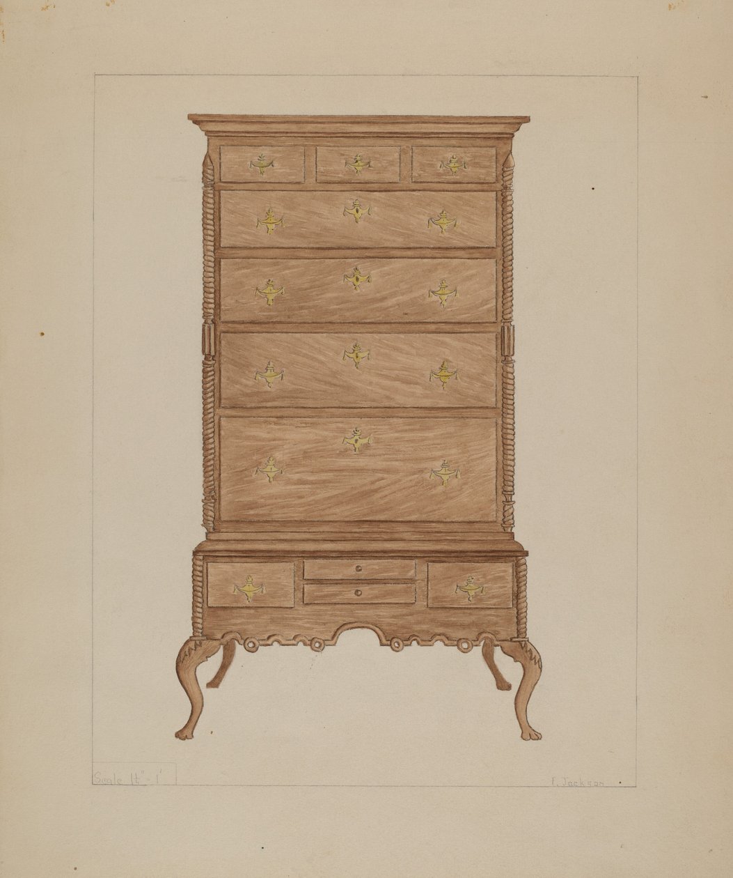 Hoge Kast door Frederick Jackson