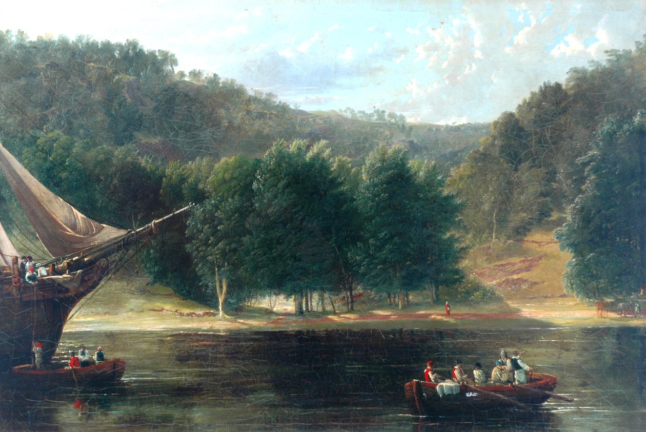 Kustscène door Frederick Richard Lee