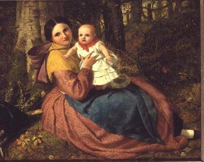 De zoon van de kunstenaar en de verpleegster door Frederick Richard Pickersgill