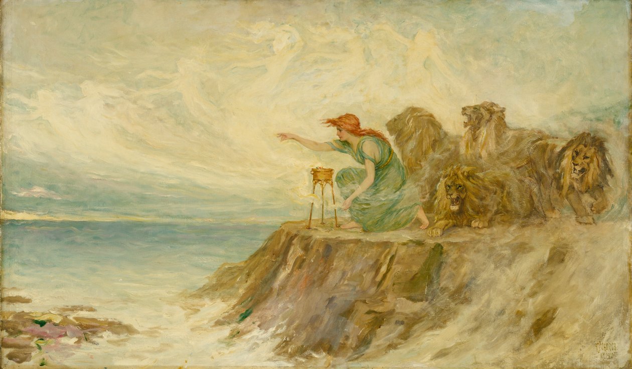 Circe, 1910 door Frederick Stuart Church
