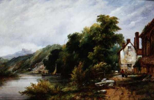 Symonds Yat, Wye door Frederick Waters Watts