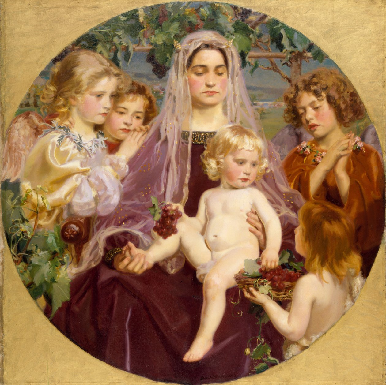 Madonna van Giverny, 1901 door Frederick William MacMonnies
