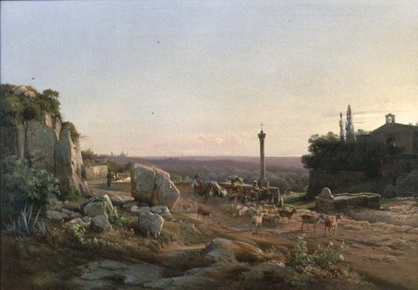 Bij de Bron, Tivoli, nabij Rome door Frederik Rohde
