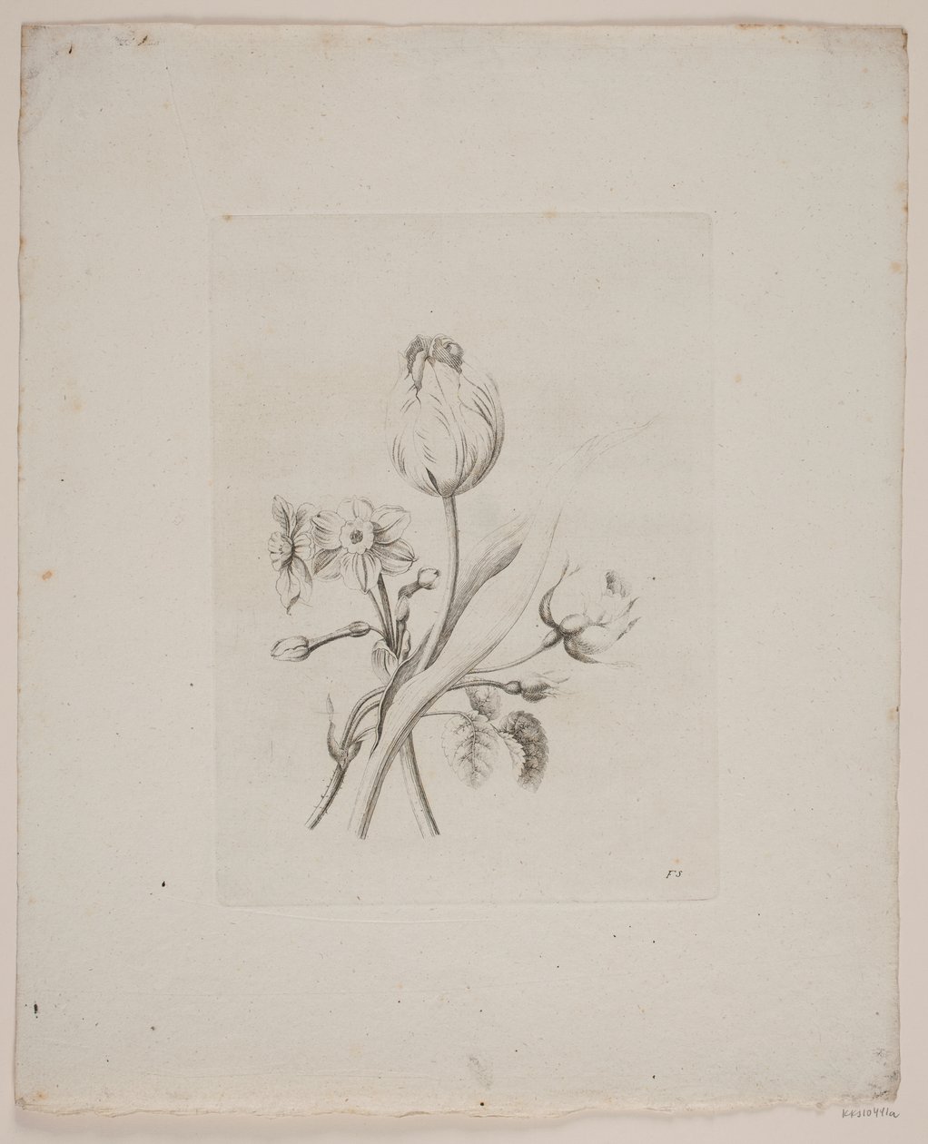 Bloemenmotief door Frederik Schepelern