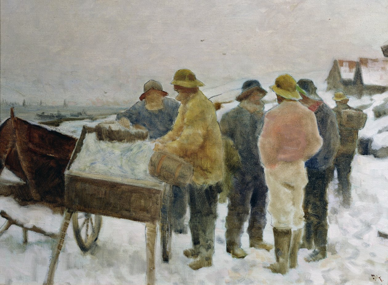 Vissers rond de haringkar door Fredrik Kolstoe