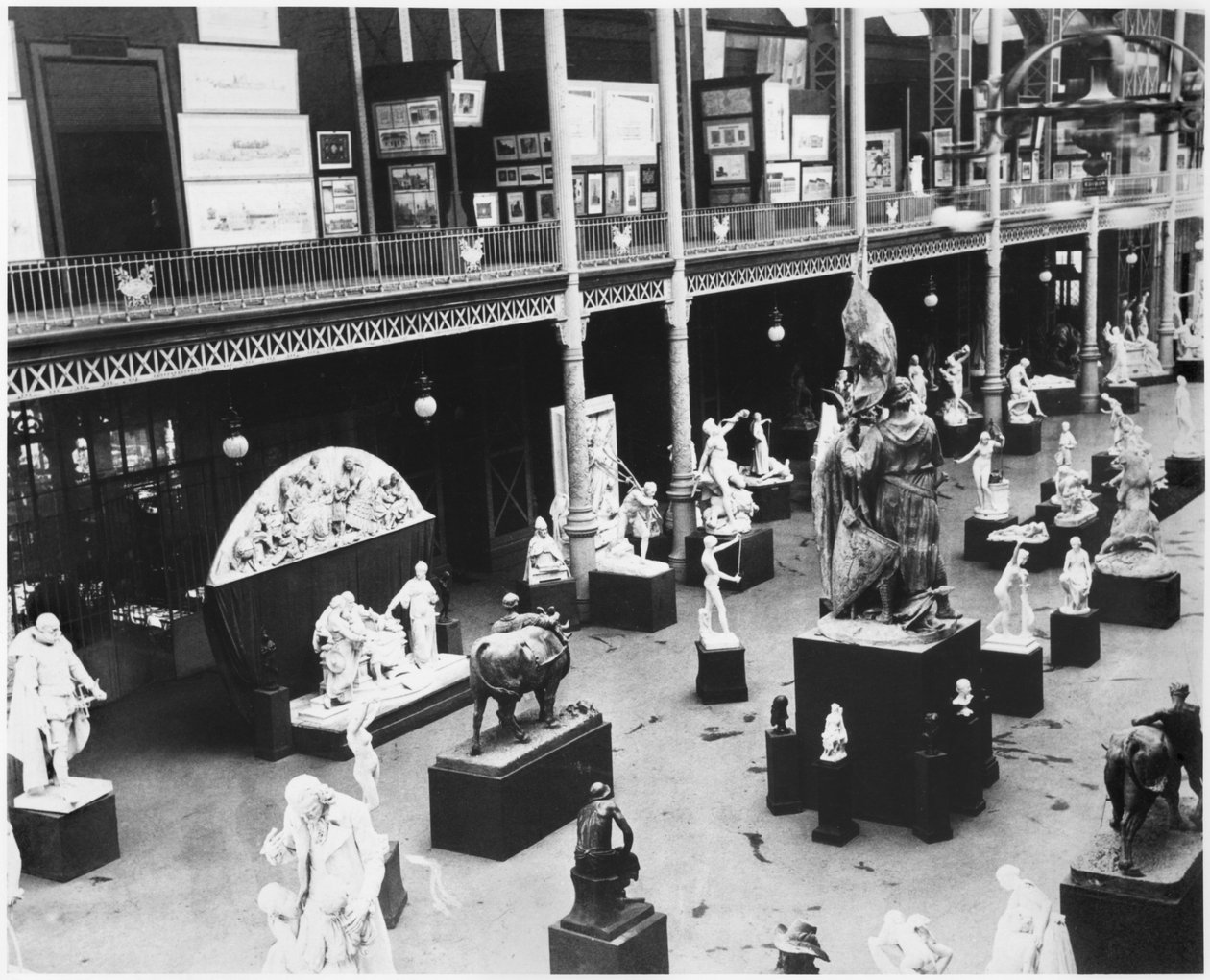 Belgische Schone Kunsten op de Wereldtentoonstelling, Parijs, 1889 door French Photographer