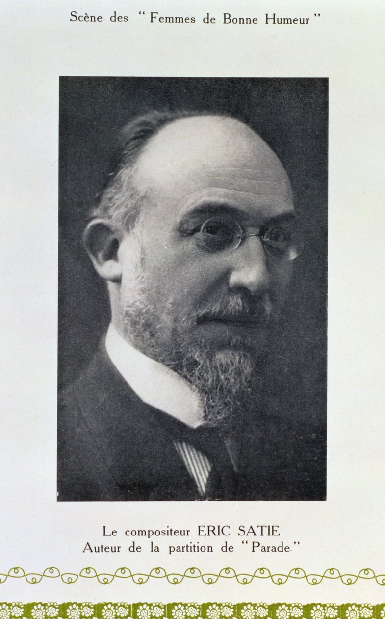 Eric Satie (1866-1925), Franse componist, portretfoto door French Photographer