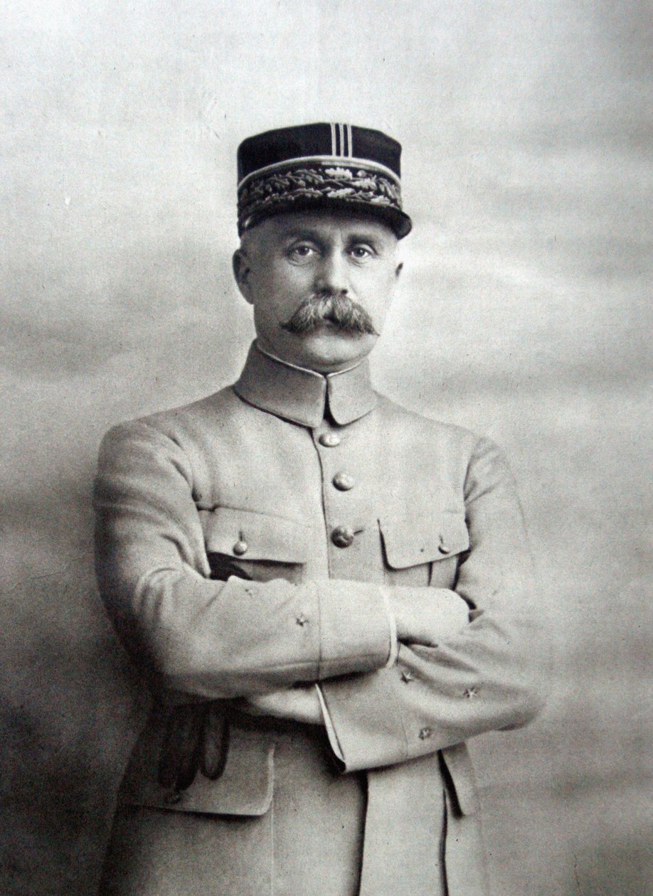 Generaal Philippe Petain, 1917 door French Photographer