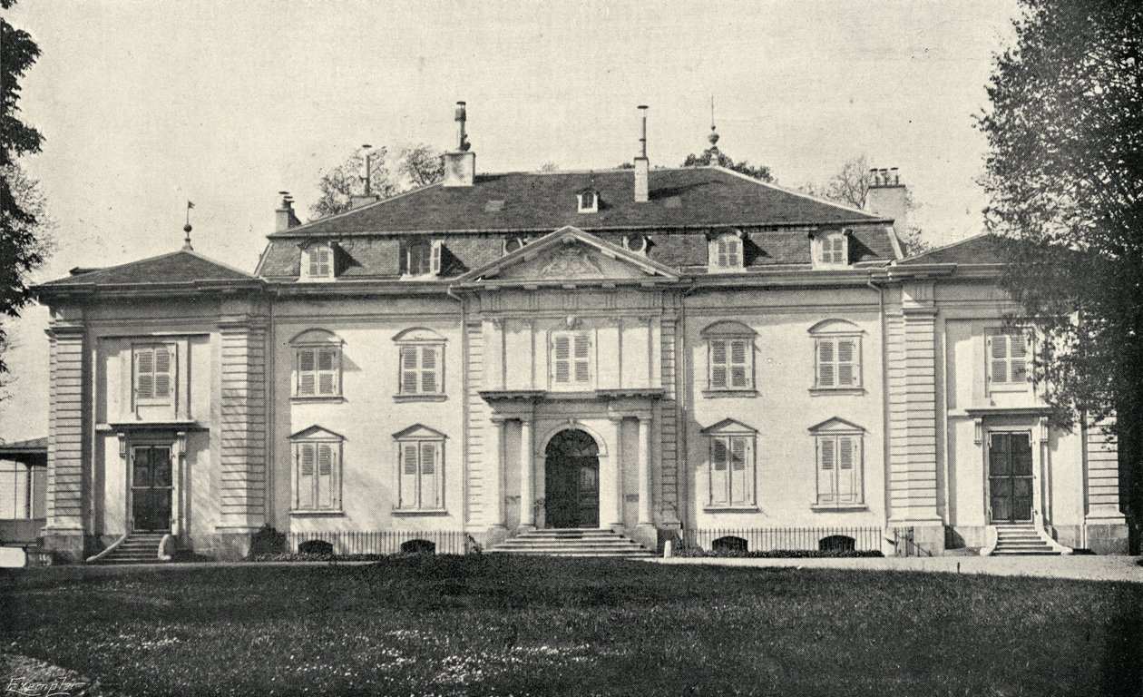 Huis van Voltaire (1694-1778) in Ferney door French Photographer