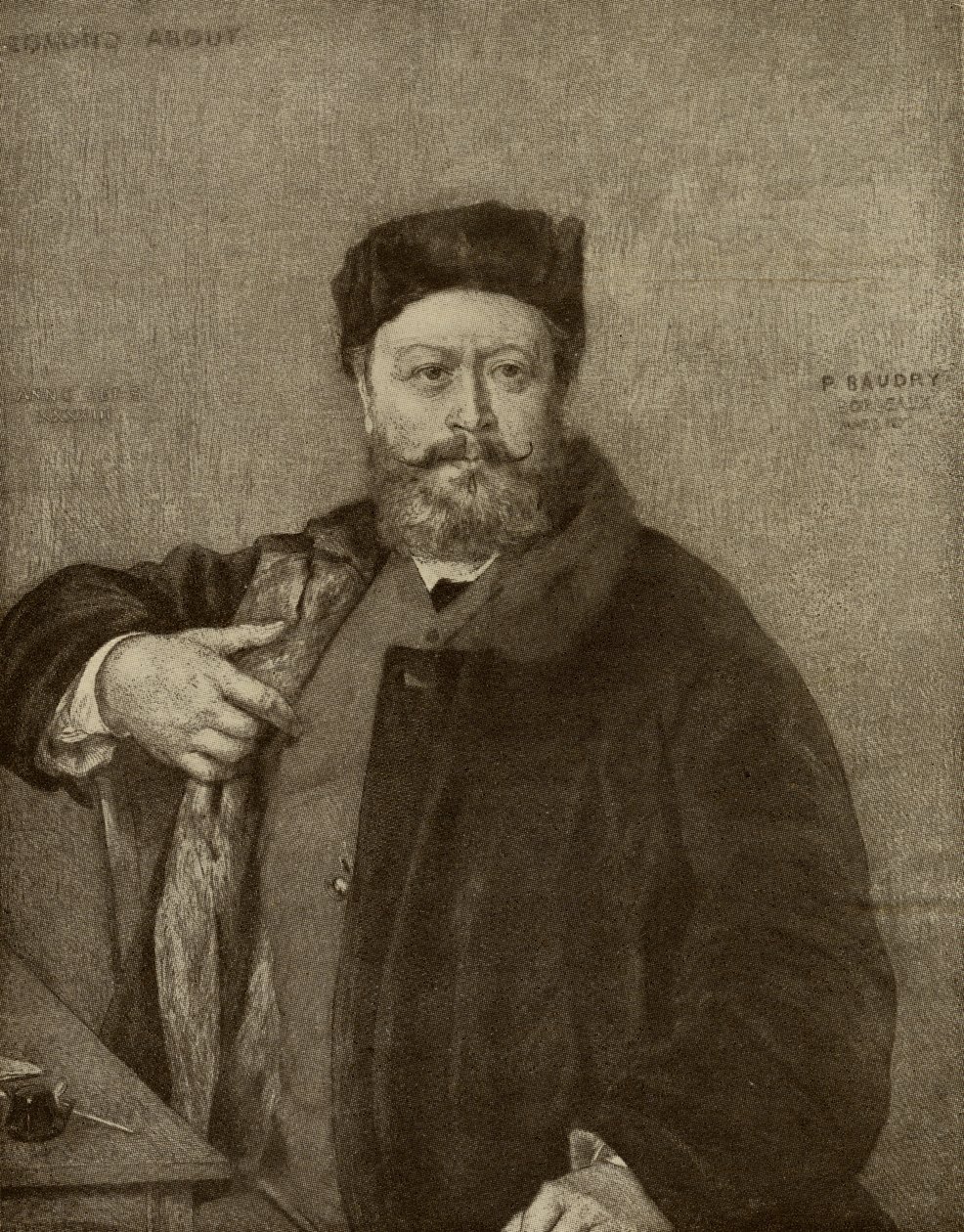 Edmond Felix Valentin About (1828-85) door French School