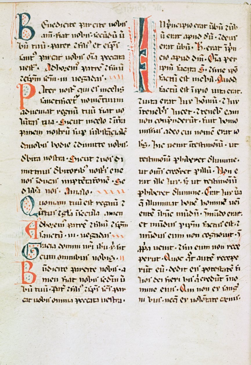 Fragment uit een Kathaar manuscript door French School