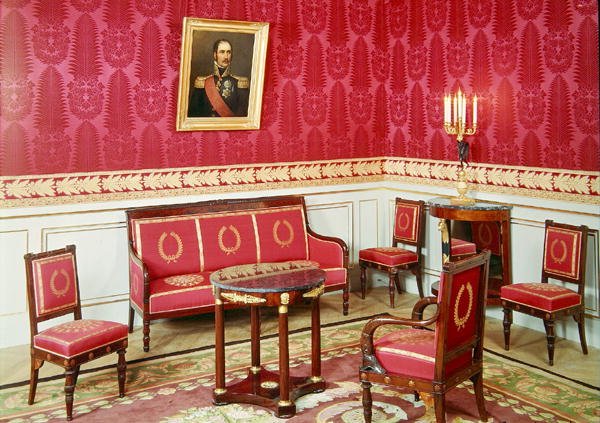 Interieur van de Salle du Trone, c.1805-11 door French School