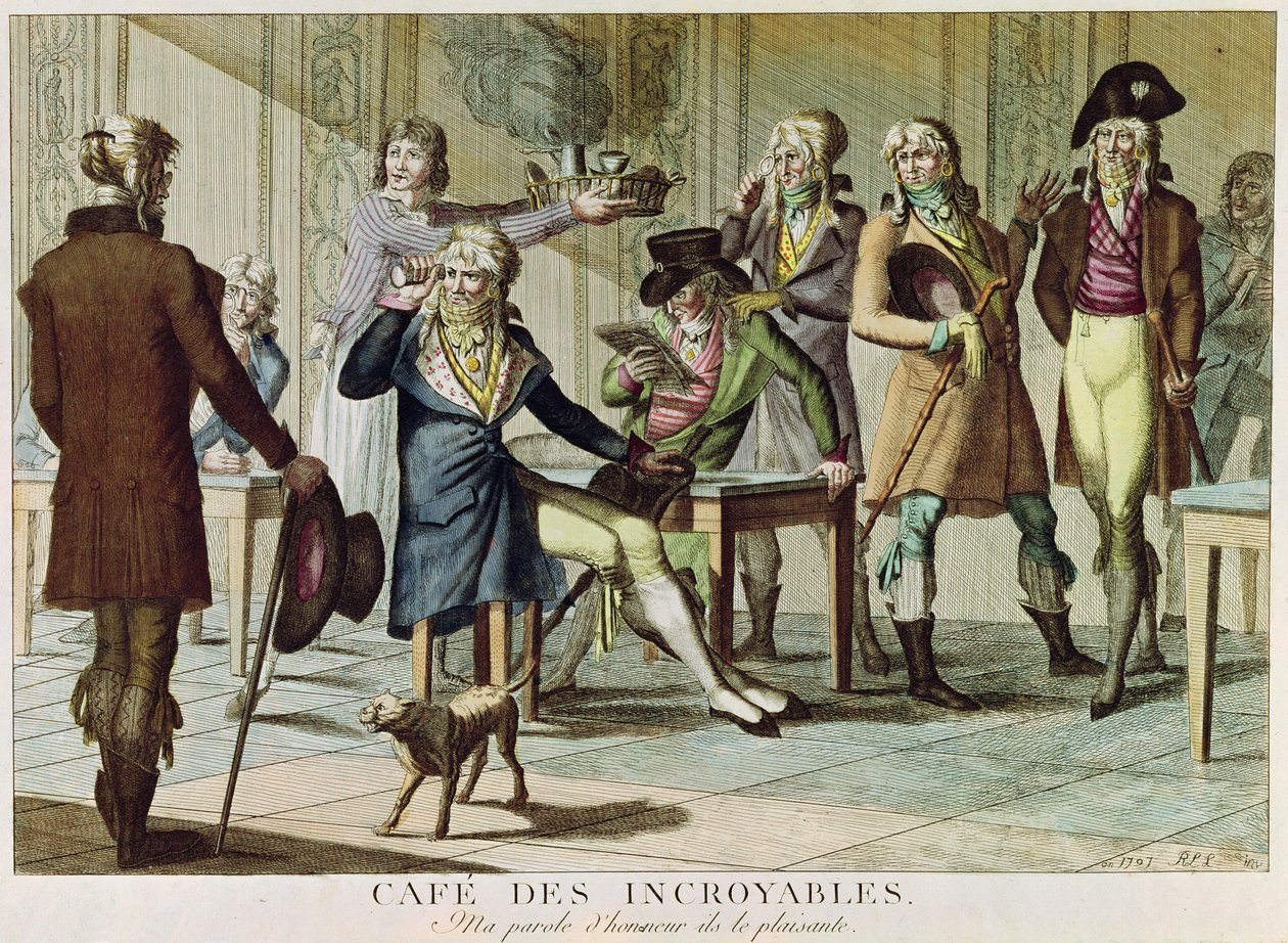 Le Cafe des Incroyables door French School