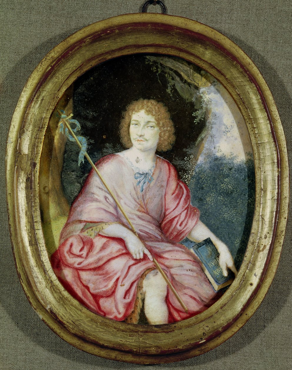 Molière (1622-73) als St. Johannes de Doper door French School