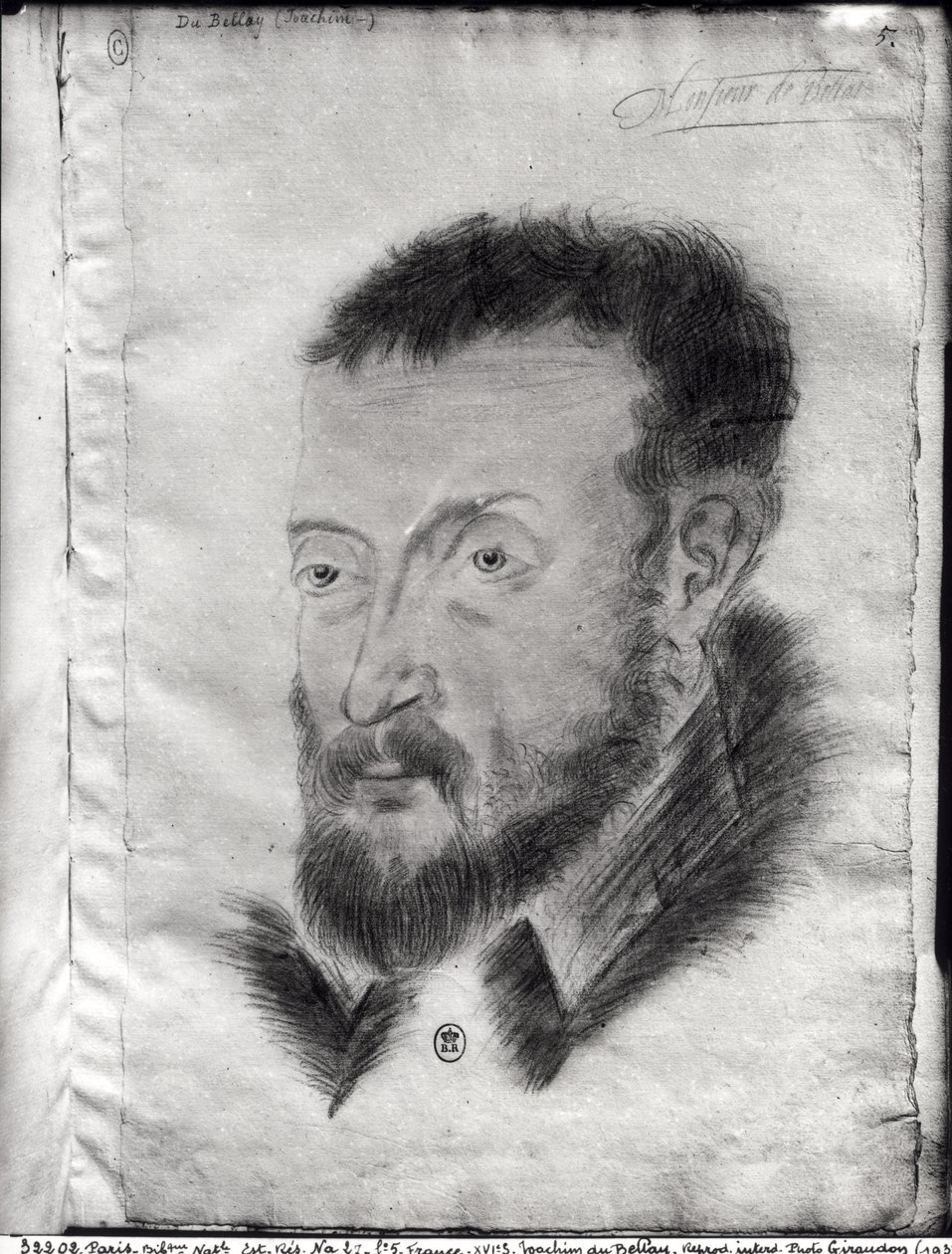 NA fol.5 Joachim du Bellay (1522-60) door French School