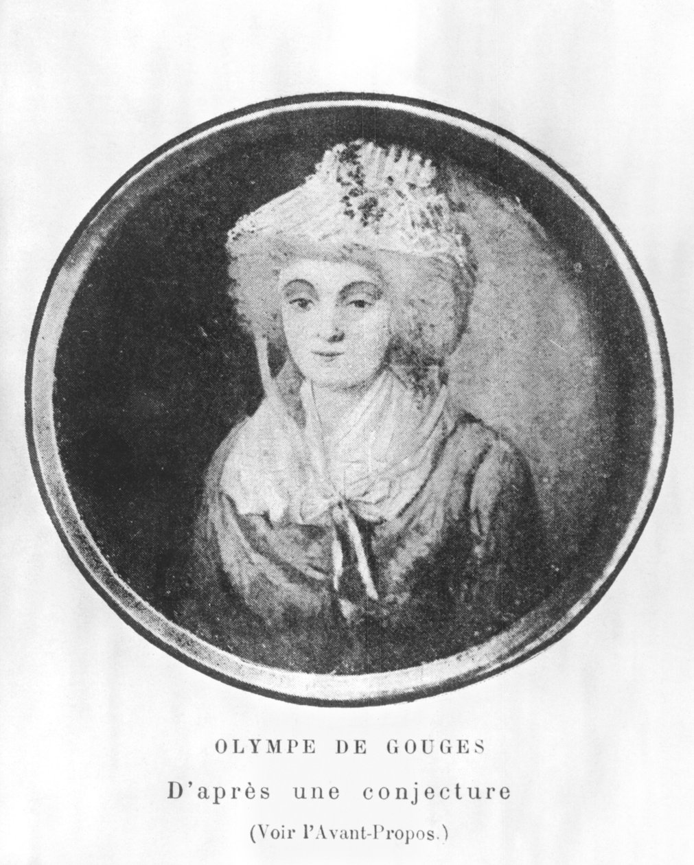 Olympia van Gouges (1743-93) door French School