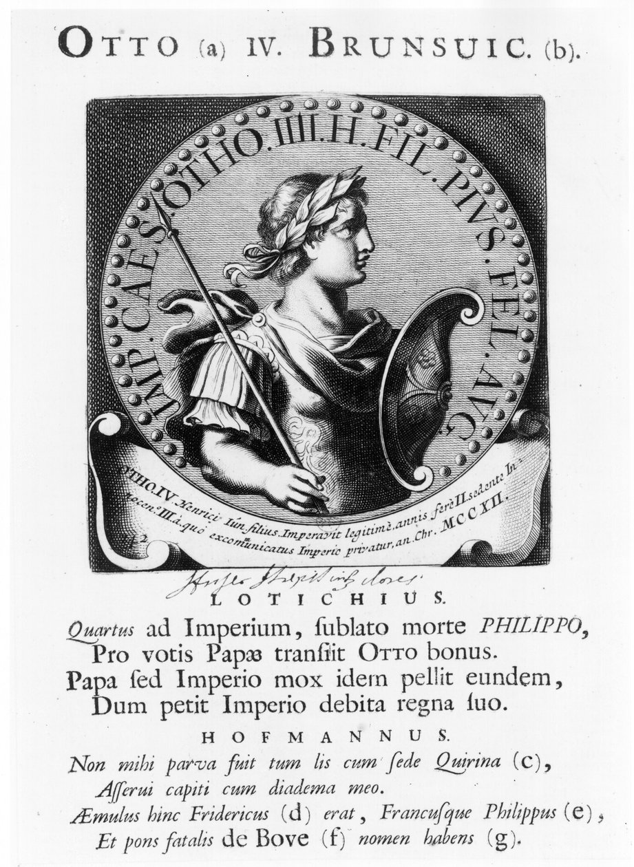 Otto IV (c.1175-1218) van Brunswijk door French School