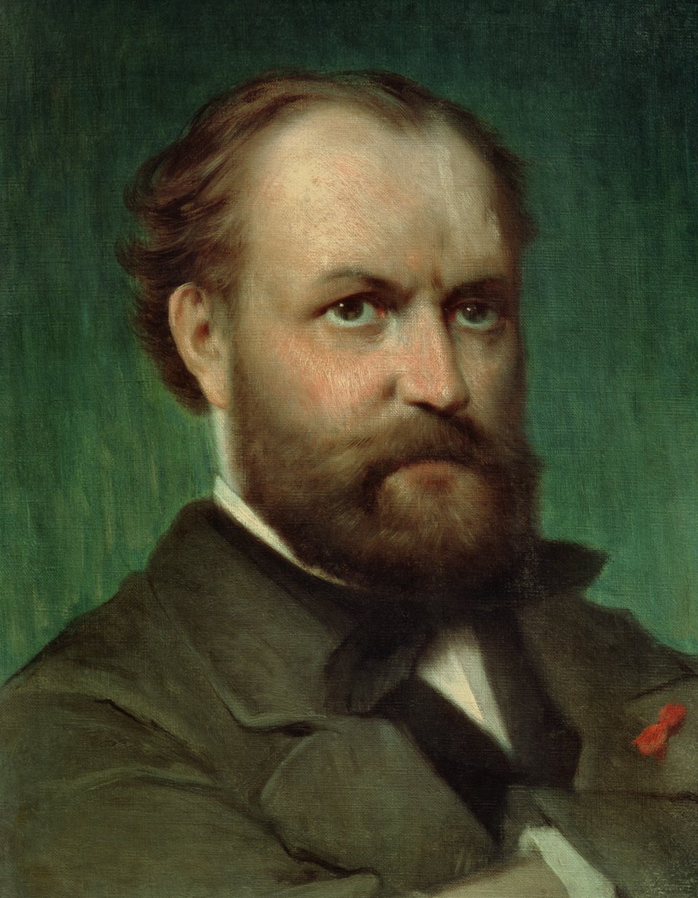Portret van Charles Gounod (1818-93) door French School