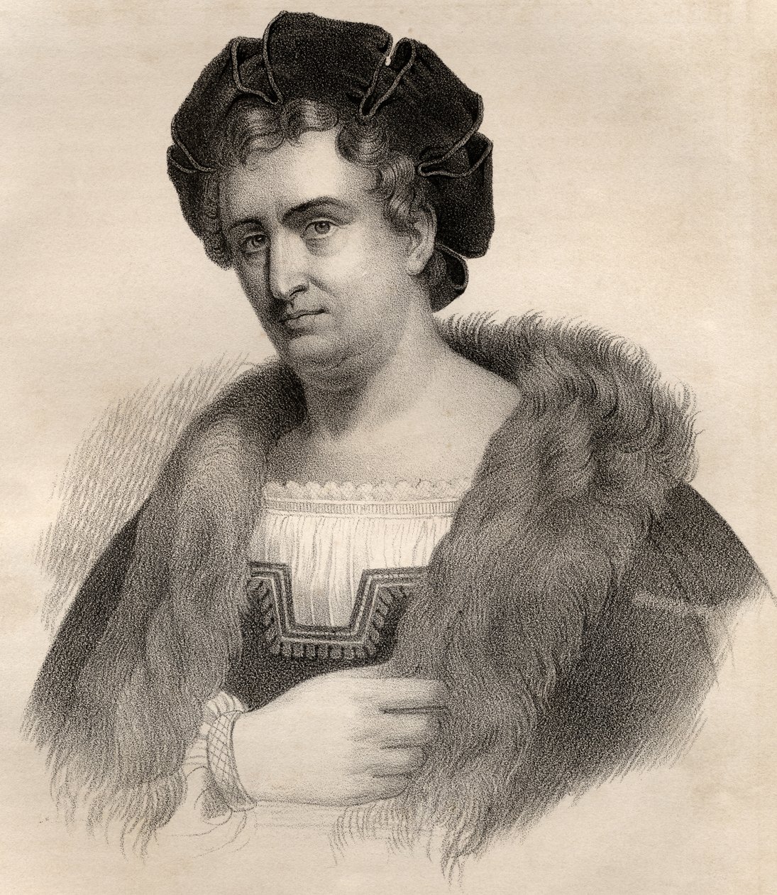 Portret van Francois Joseph Talma door French School