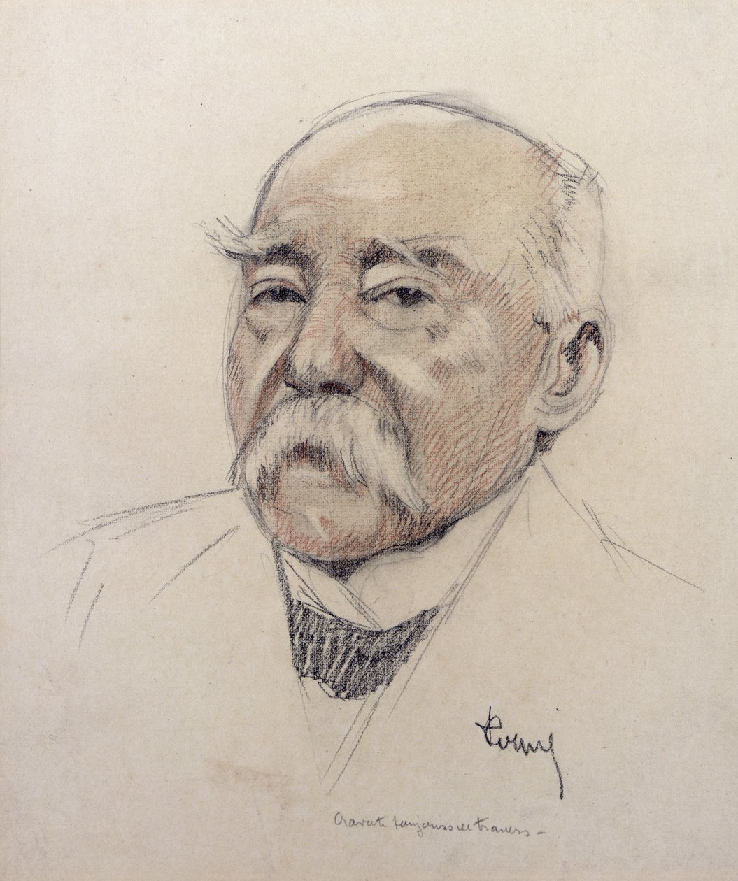 Portret van Georges Clemenceau (1841-1929) door French School