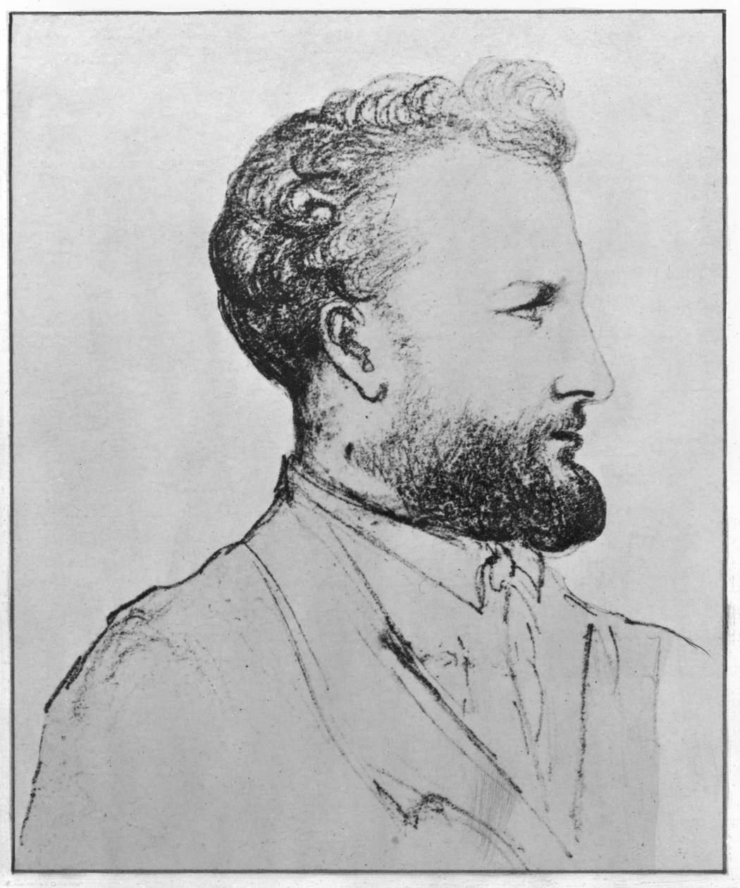 Portret van Jules Verne (1828-1905) door French School