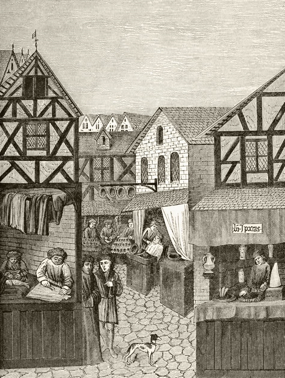 Winkels in een Apothekersstraat, uit 