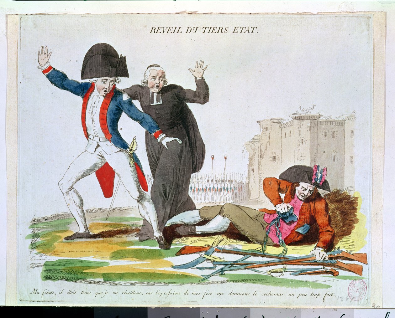 Het Ontwaken van de Derde Stand, juli 1789 door French School