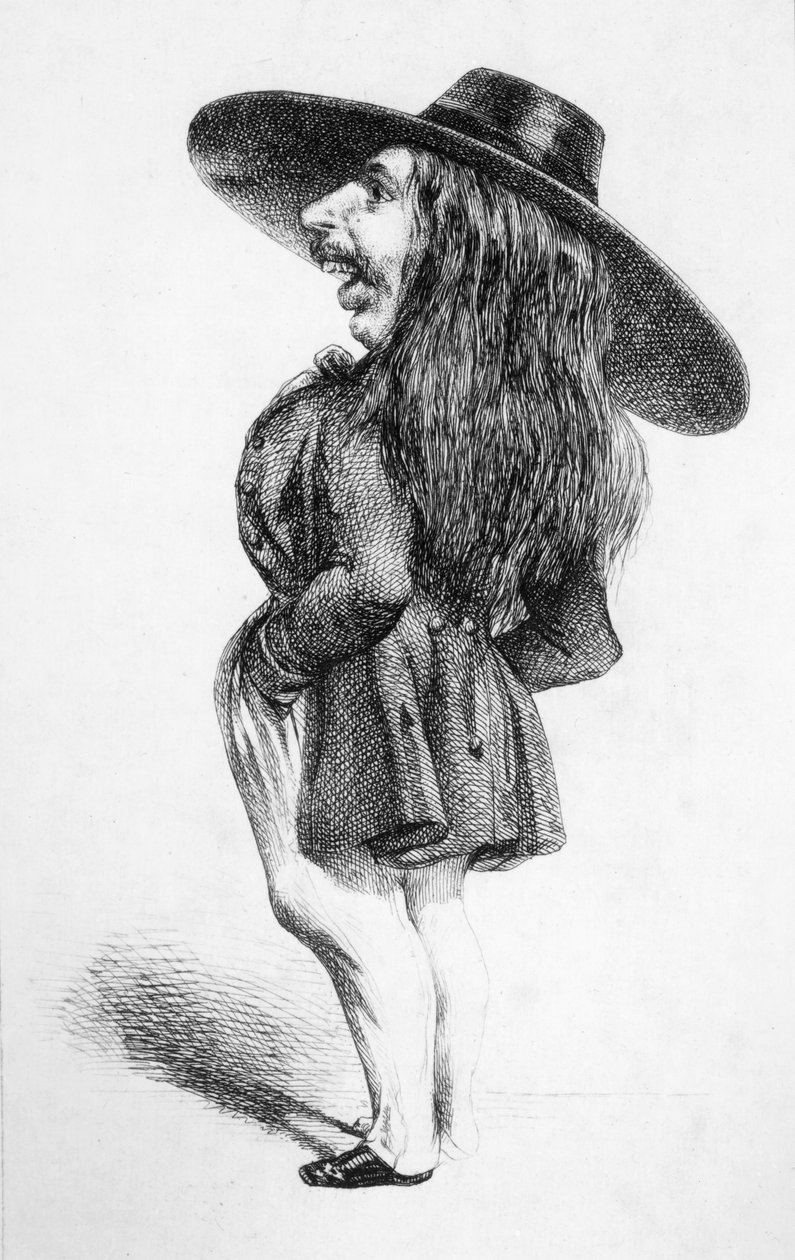 Theophile Gautier (1811-72) door French School