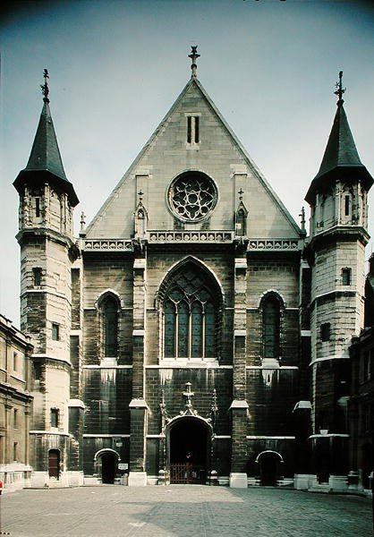 Uitzicht op het Musée Dupuytren door French School